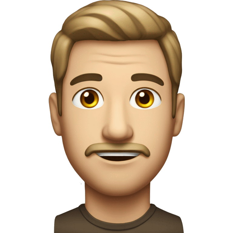 Mann mit Riesen Augen  emoji