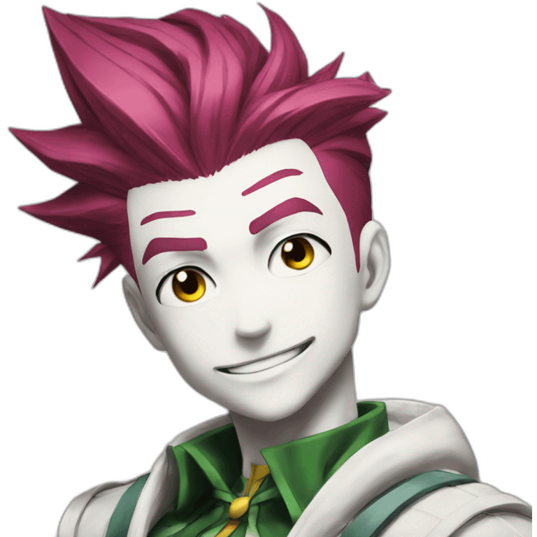 hisoka hunterxhunter emoji