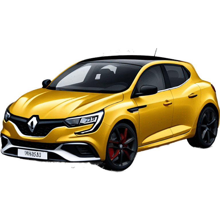 Black renault megane rs emoji