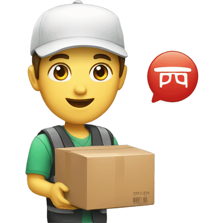  courier delivered sushi emoji