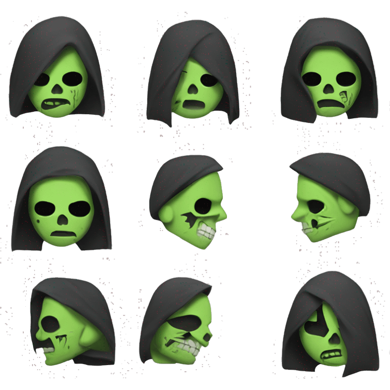 Caveira de lacinho emoji