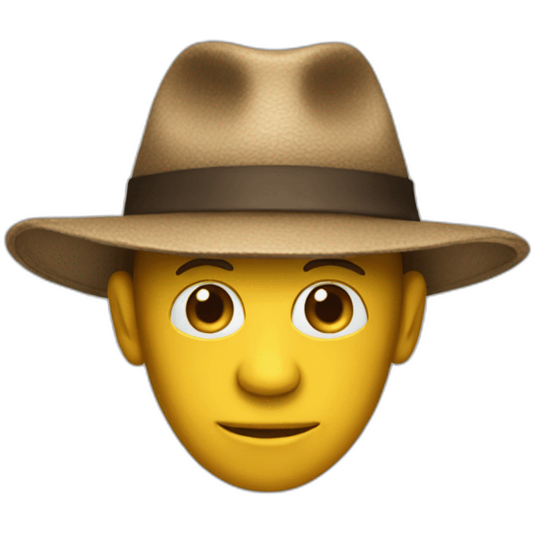 singe avec chapeau emoji