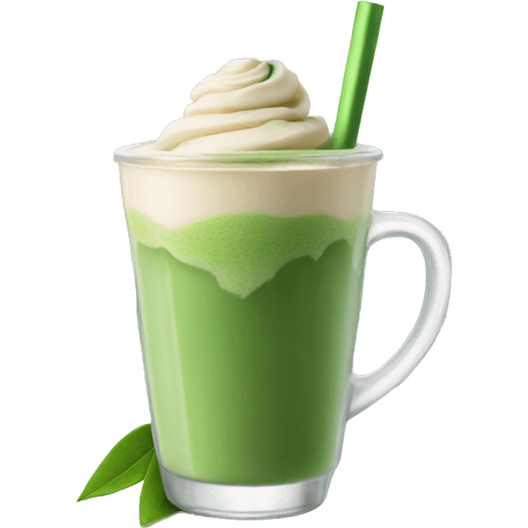 ice matcha latte emoji