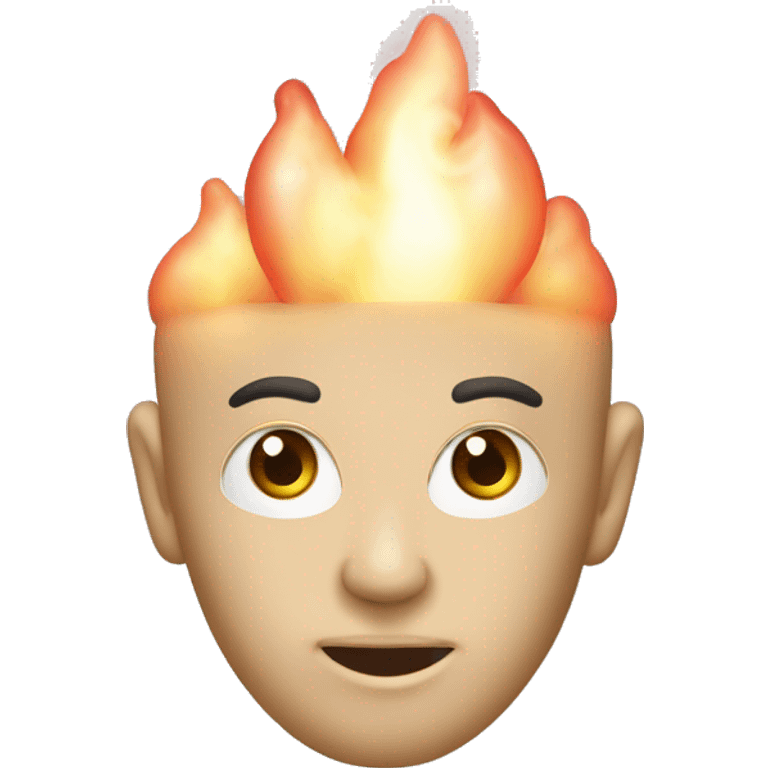 cerveau avec des bougies japonaises de trading  emoji