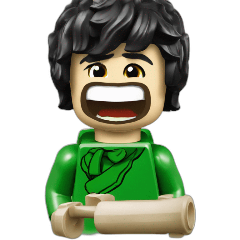 lego ninjago lloyd eating emoji