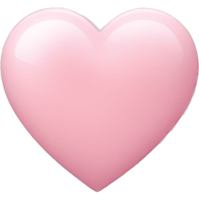 Light pink heart emoji