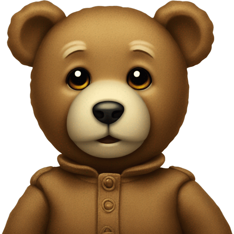 Vintage teddy emoji