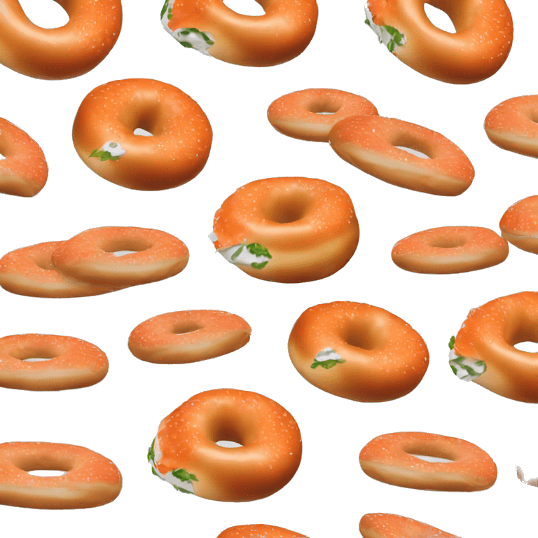 philadelphia salmon bagel emoji