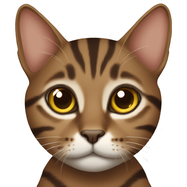 Brown tabby cat  emoji