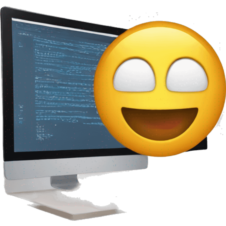 seo at the computer emoji