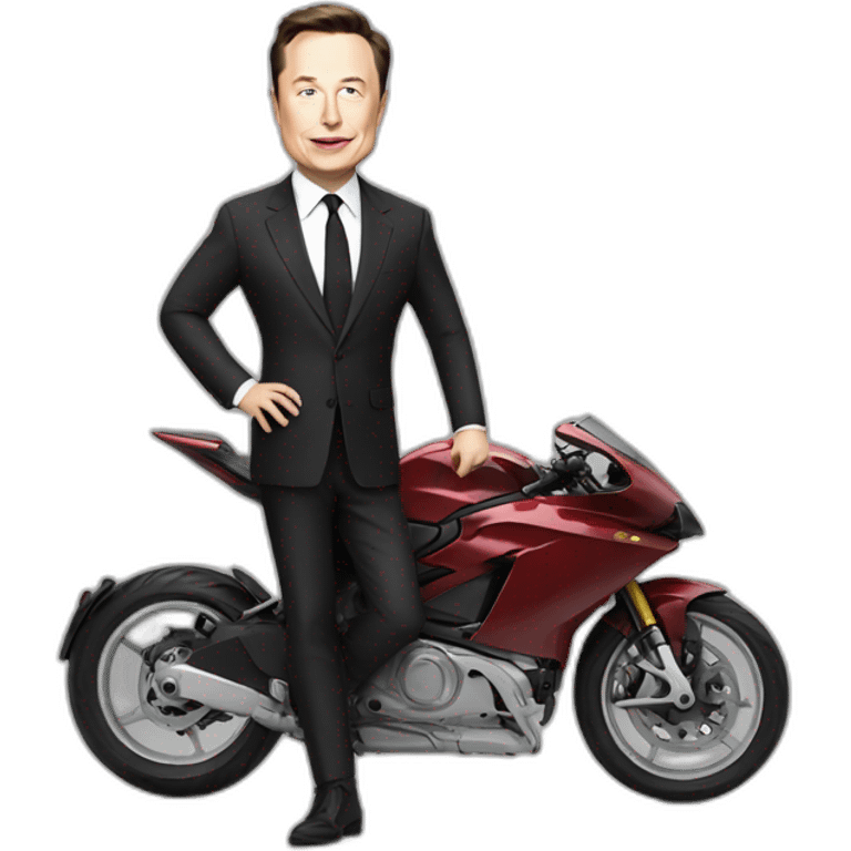 Elon Musk in Paris  emoji