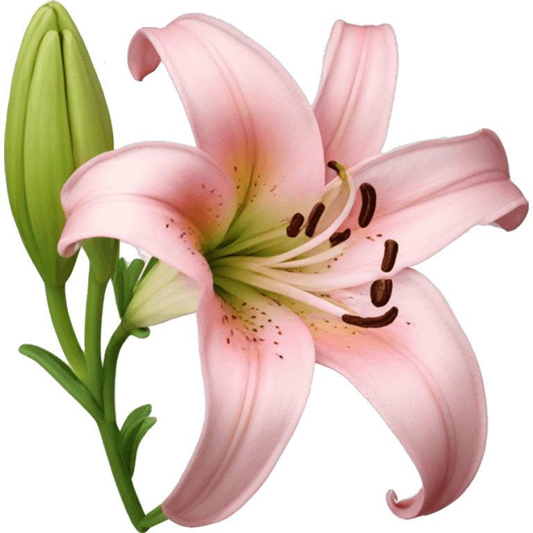 light pink lilium emoji