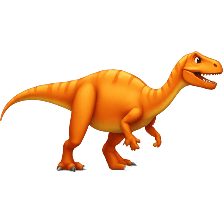 orange dinosaur  emoji