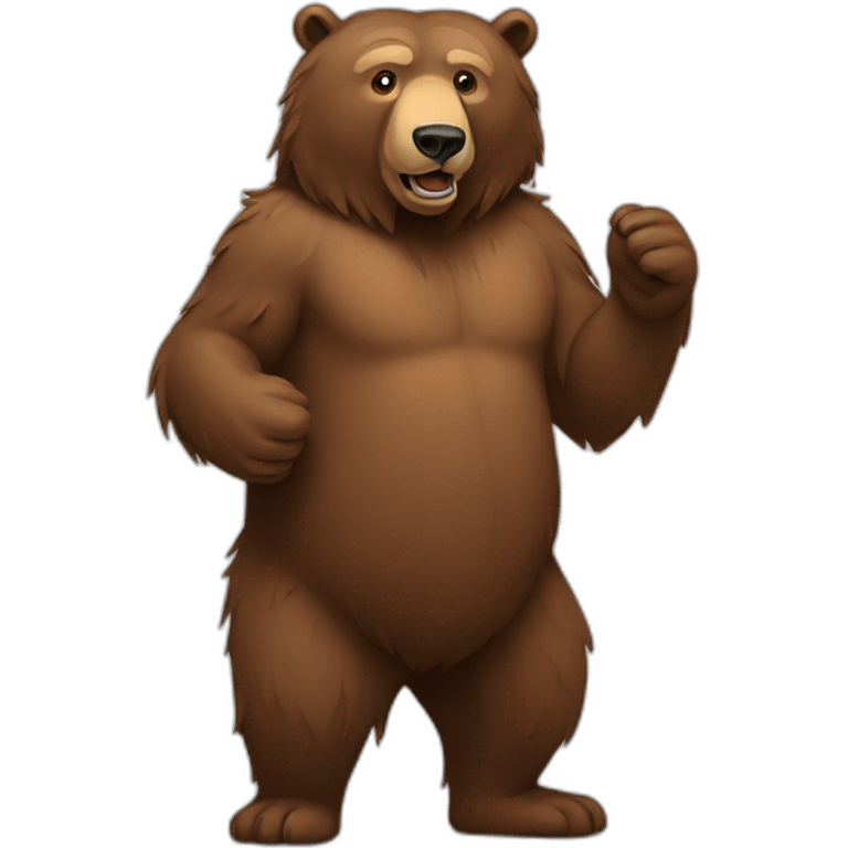 Standing bear emoji