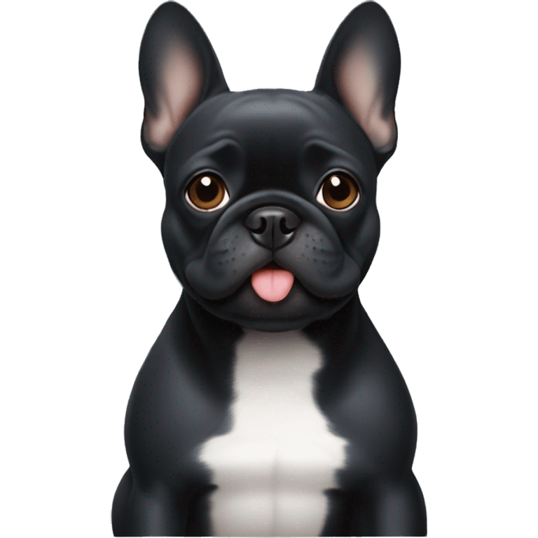 Black Frenchie  emoji