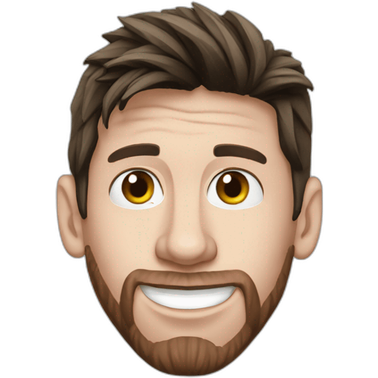 Messi cartoon  emoji