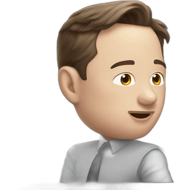 Elon Musk qui twerk emoji