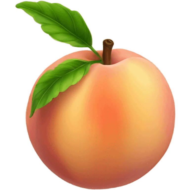 realistic peach  emoji