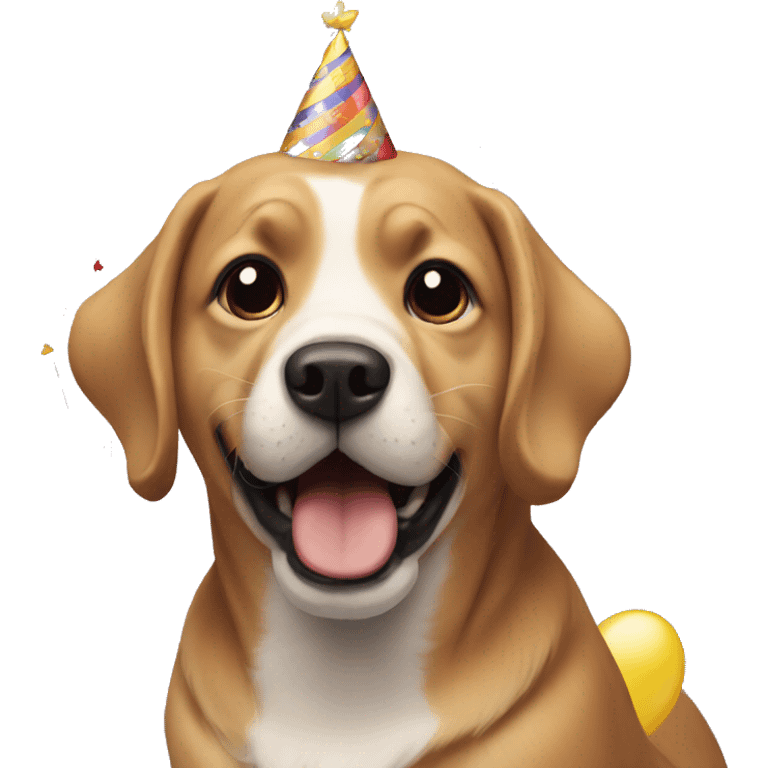 Dog Happy Birthday  emoji