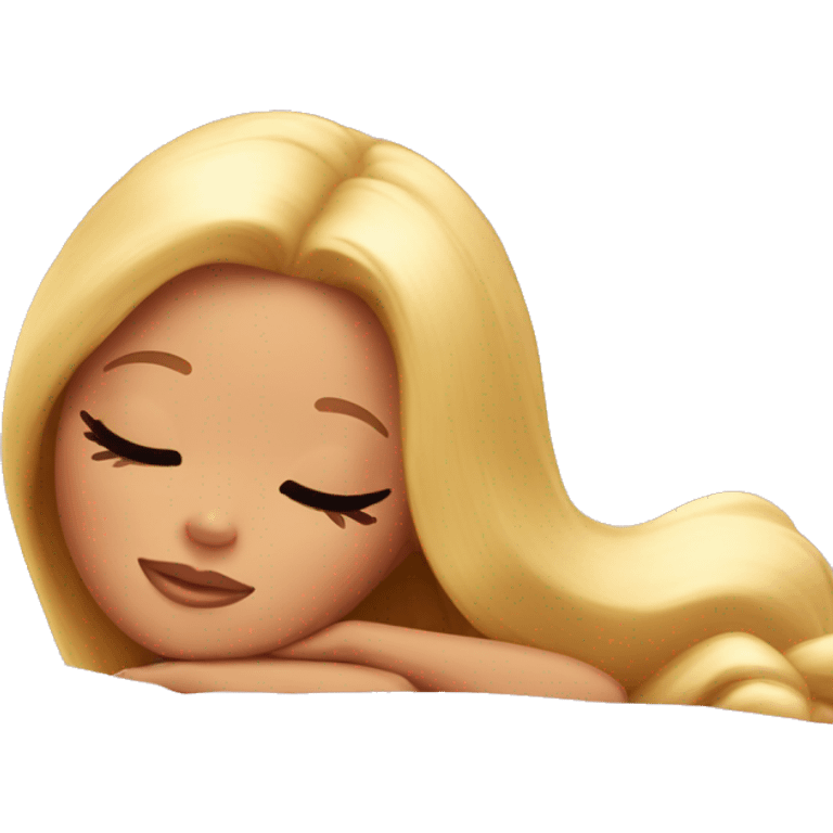 Barbie sleeping  emoji