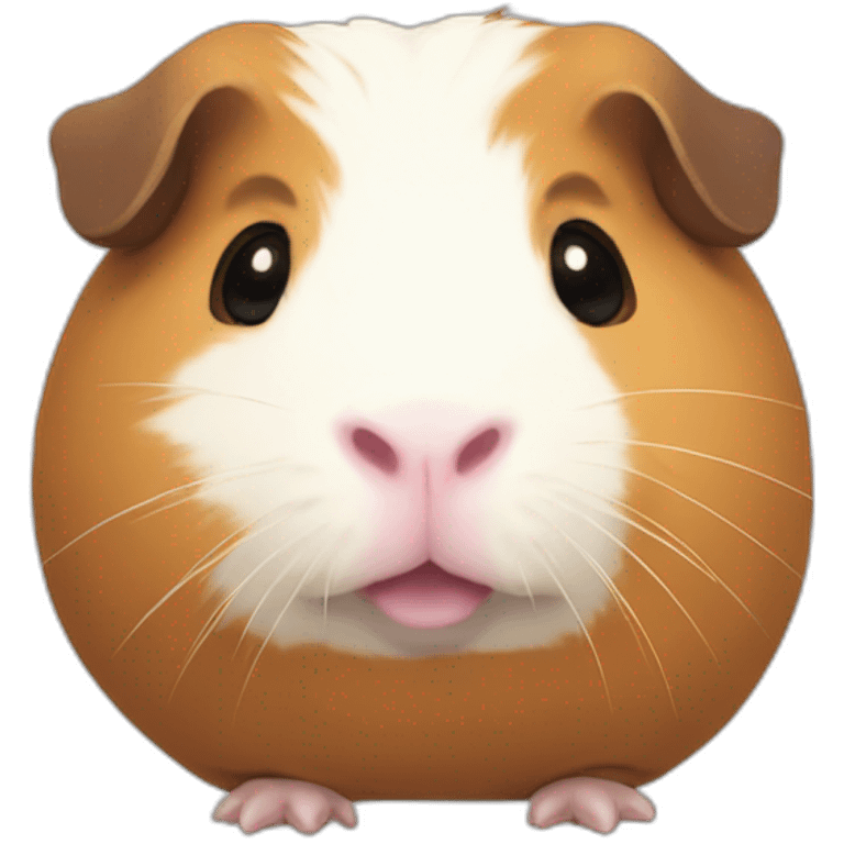 Fatty round guinea pig emoji