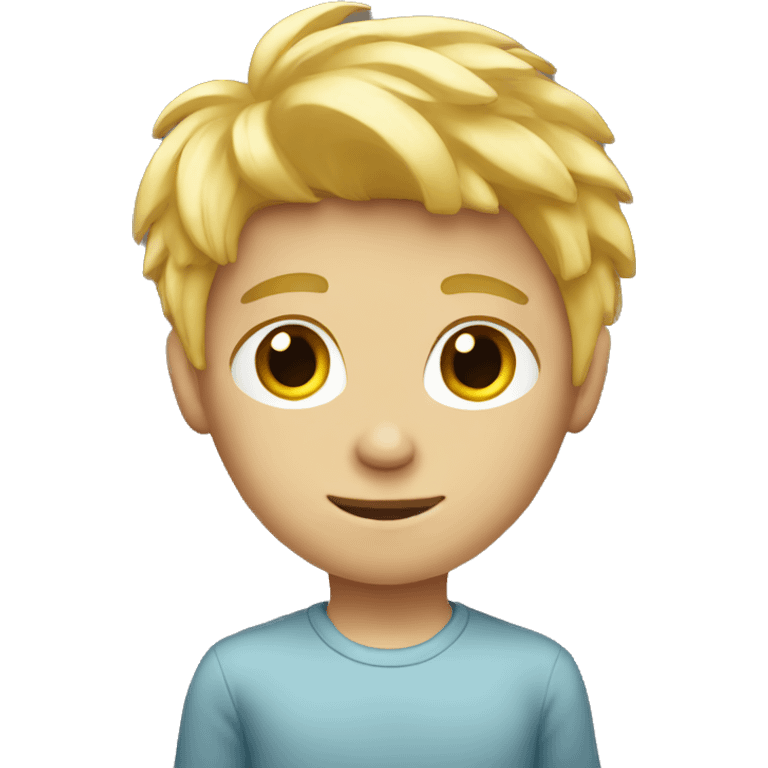 blond haired boy emoji