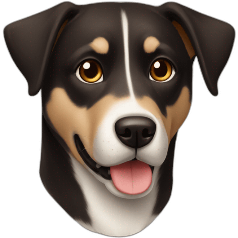 brown-husky-black-lab-mix-dog emoji