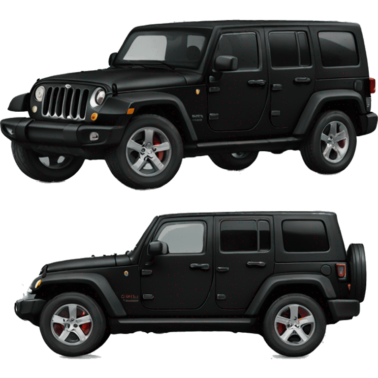 Black SRT jeep emoji