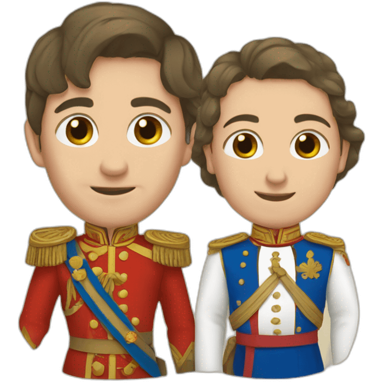 Russie et France emoji