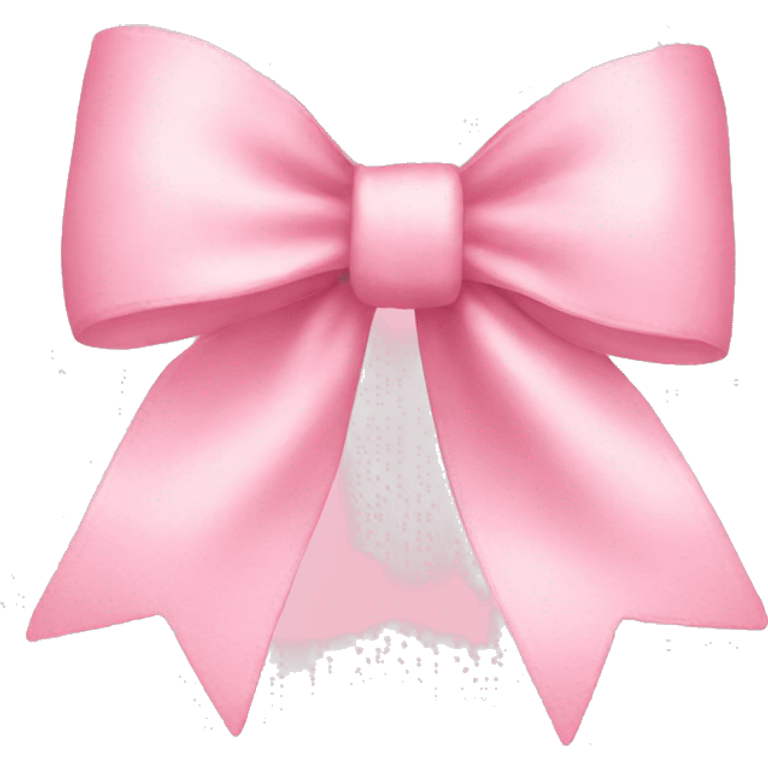 light pink bow on light pink bow emoji