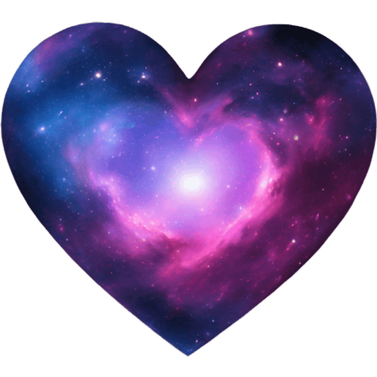 Galaxy heart emoji