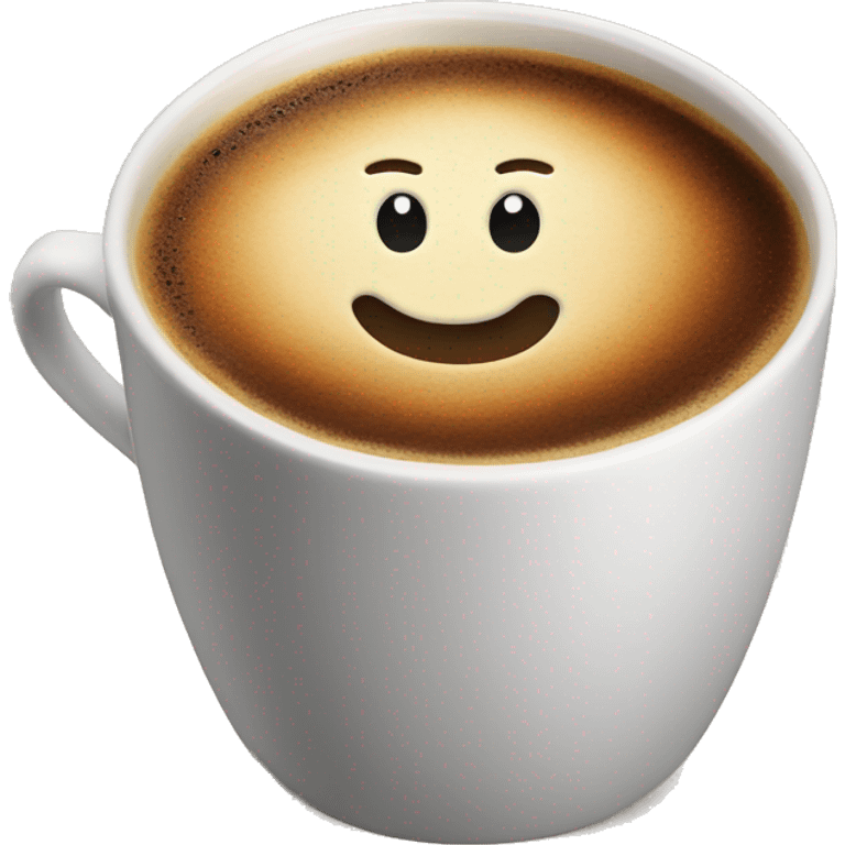 Hot coffee emoji