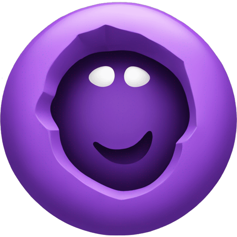 Purple hole emoji