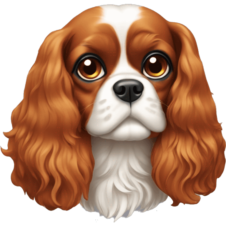 Cavalier King Charles spaniel dog emoji