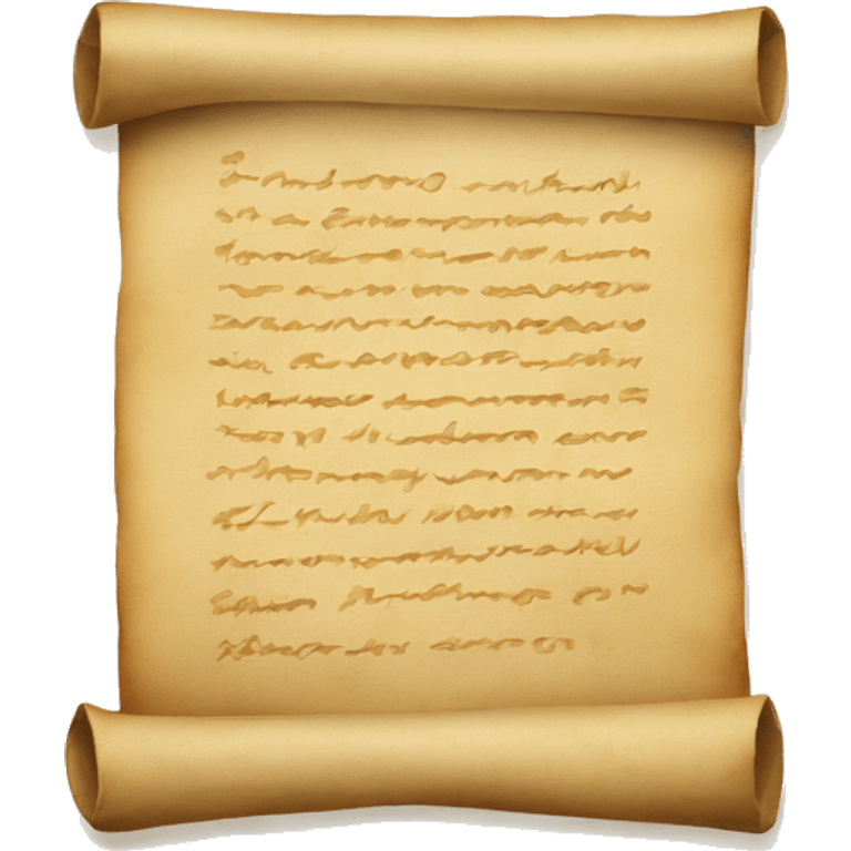 parchment emoji