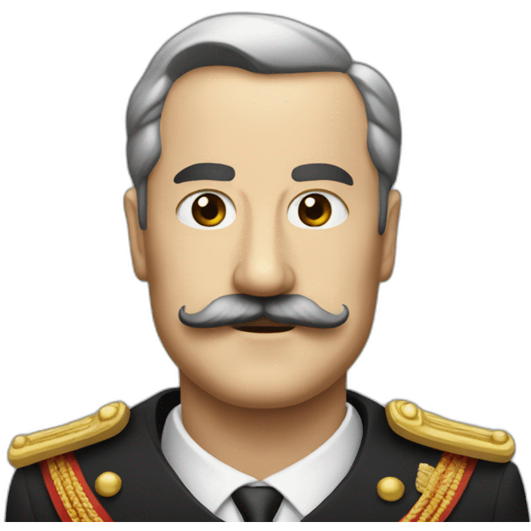 Famous dictator with small mustache emoji