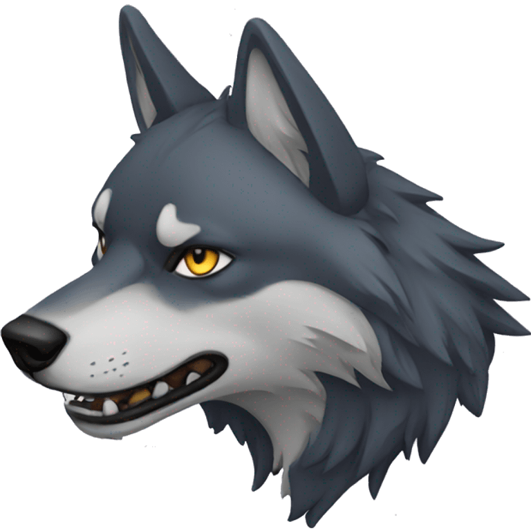 Death wolf emoji