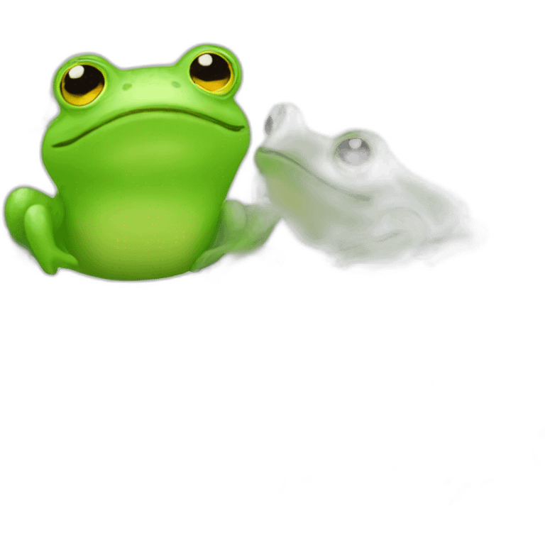 Frog on bulk emoji