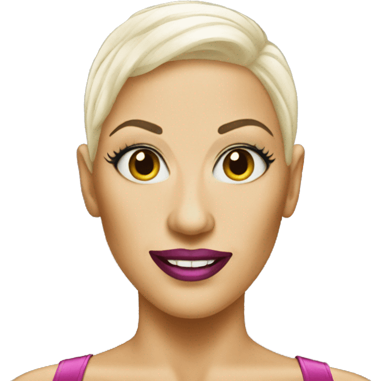 a bald head drag queen  emoji