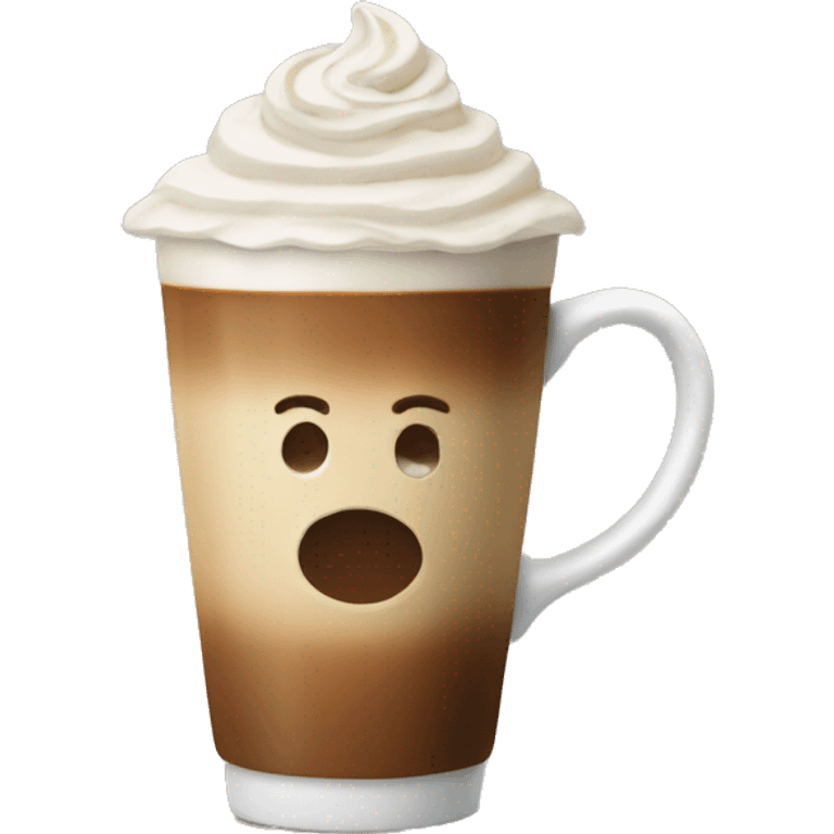 A beautiful coffee latte  emoji