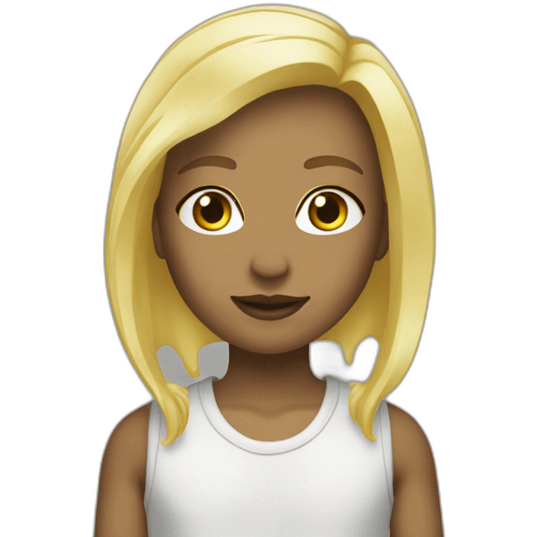 PLK rappeur blanc blond emoji