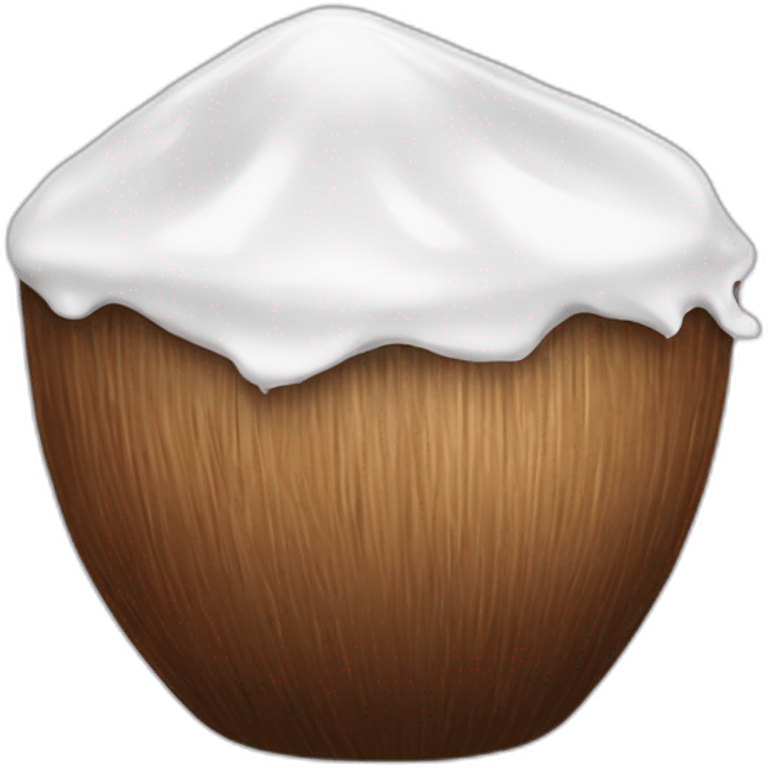 Coconut shampoo emoji