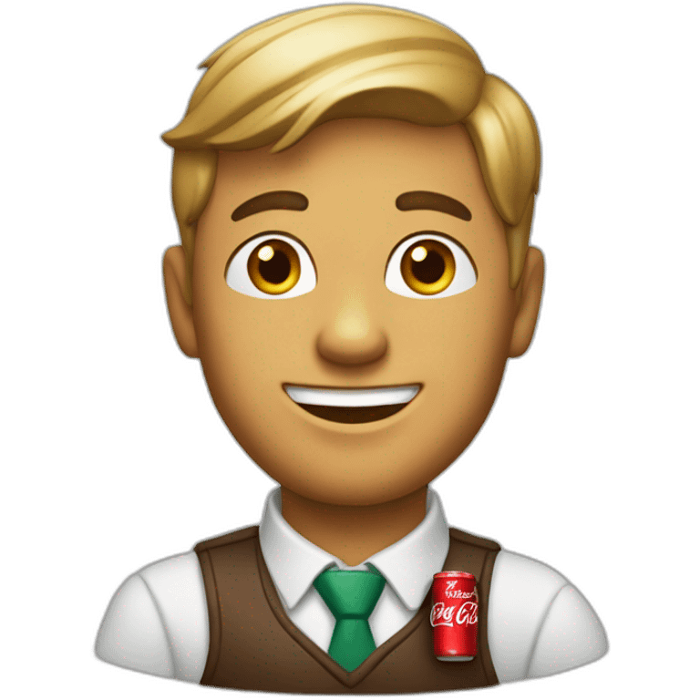 Coca-Cola man emoji