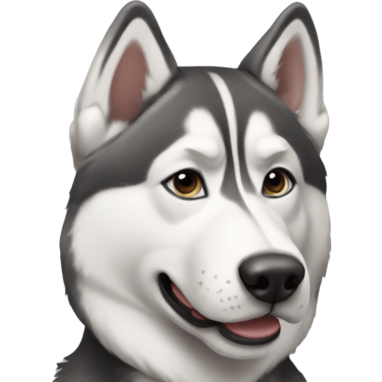 Siberian husky  emoji