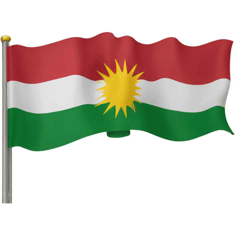 kurdistan flag emoji