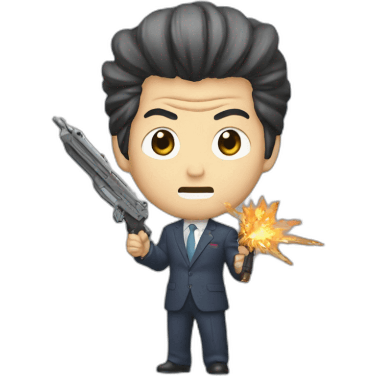 shinzo abe weapon emoji