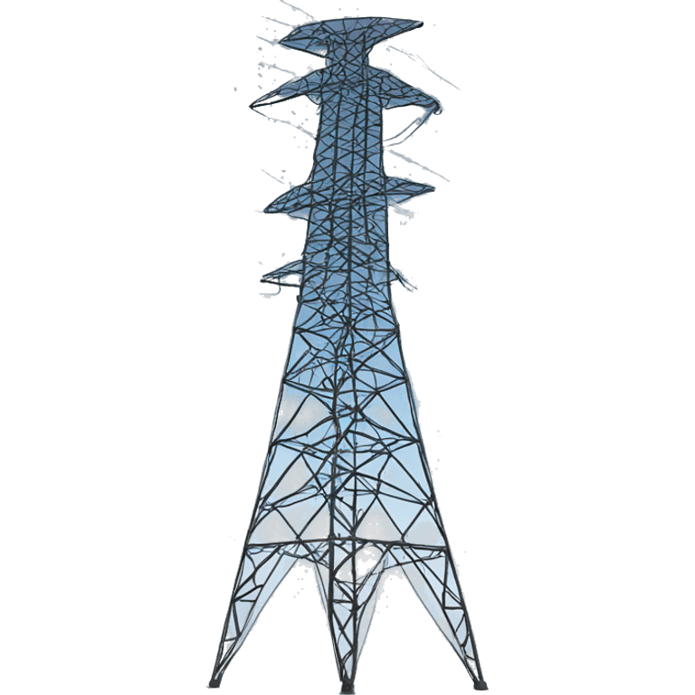 electricity pylon small emoji