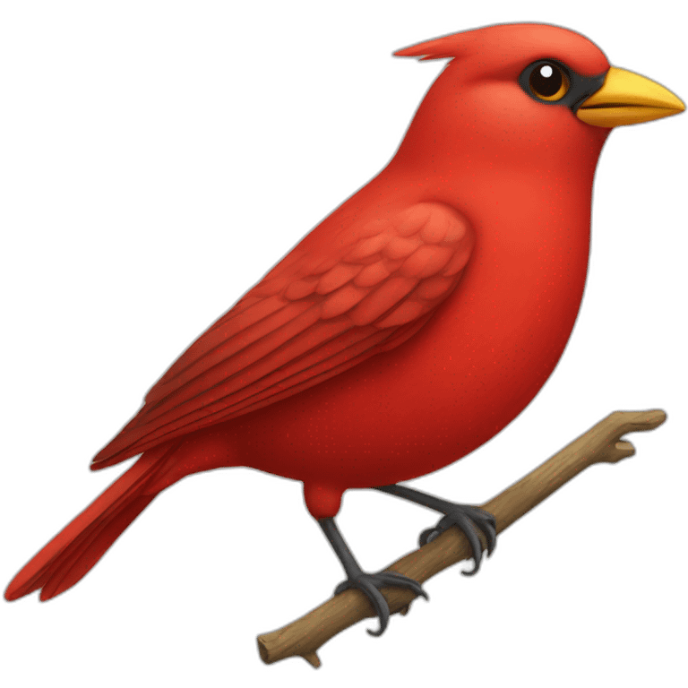 red bird emoji