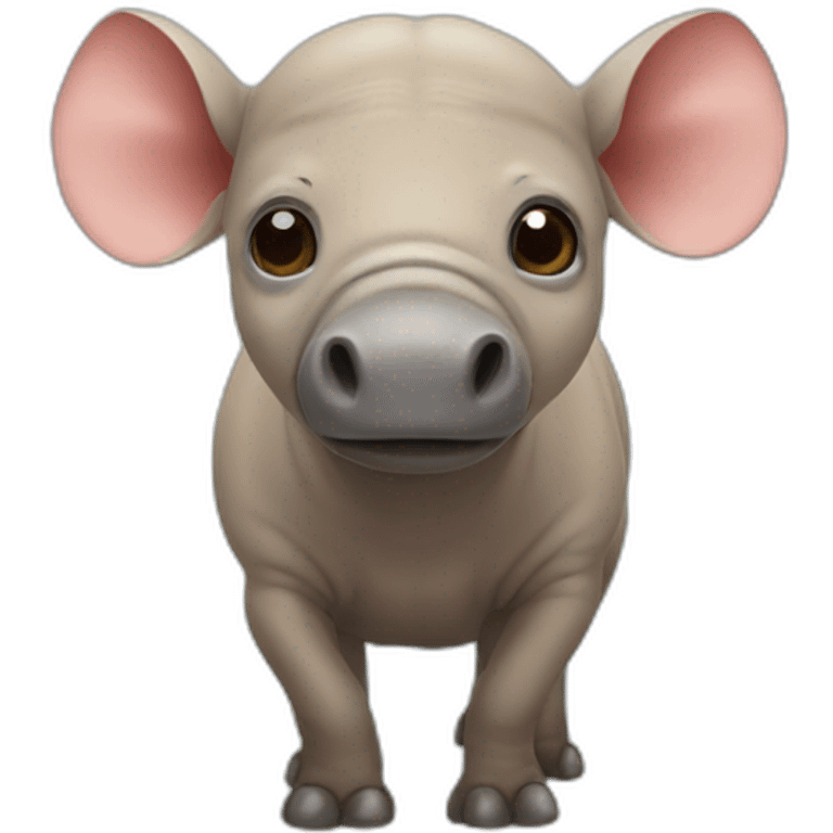 Tiny Babirusa emoji