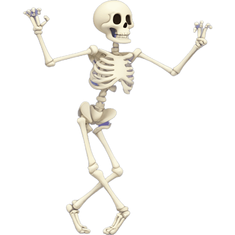 dancing skeleton  emoji